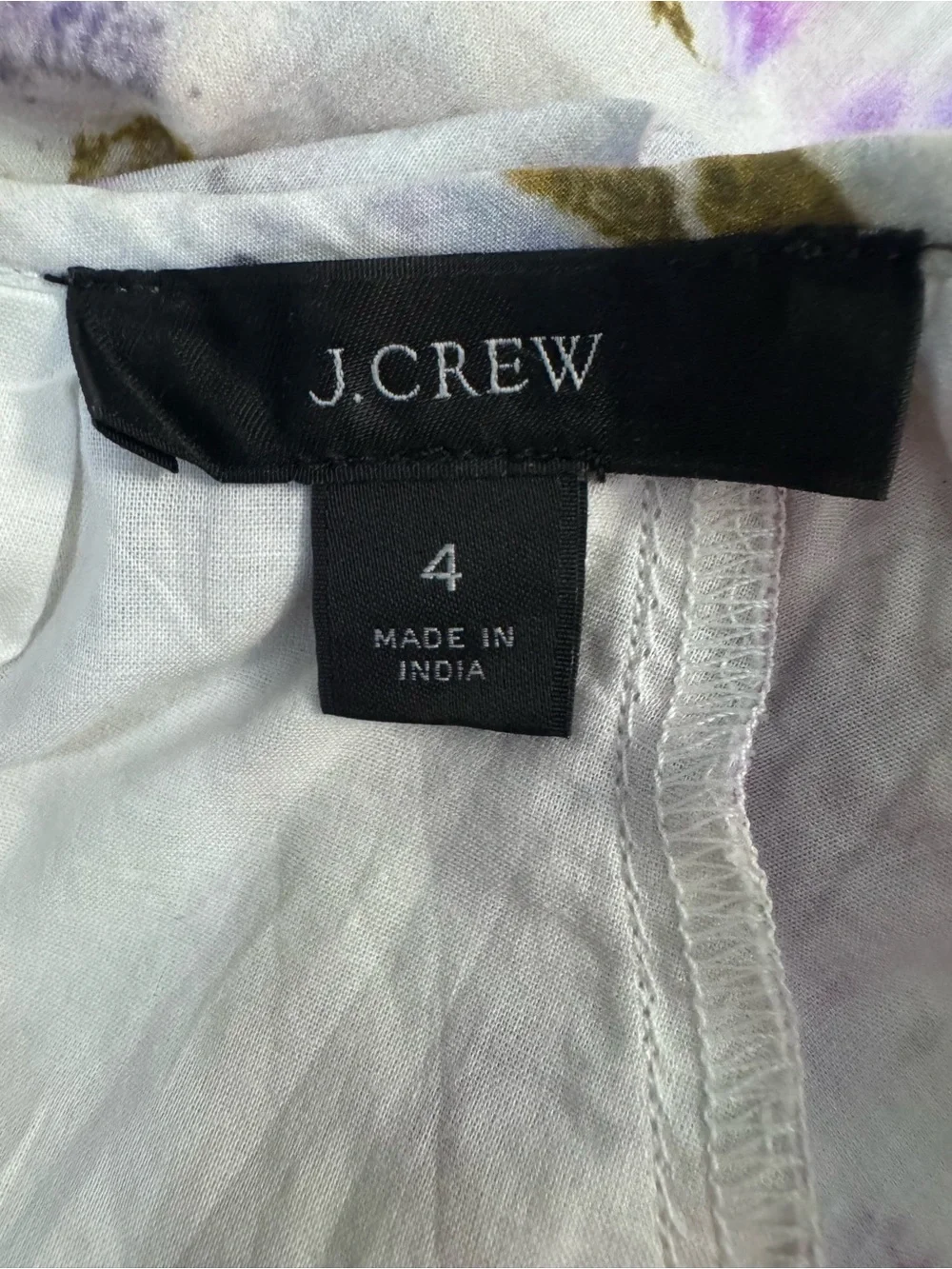 J.Crew Flora Obscura side-cutout dress